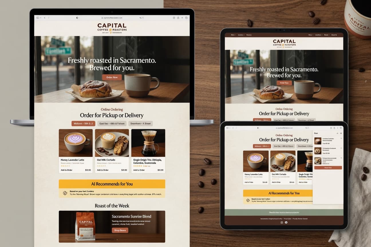 Capital Coffee Roasters — E-commerce + Smart Automation